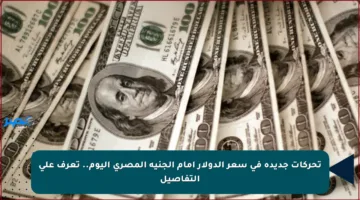 تحركات جديدة في سعر الدولار أمام الجنيه المصري اليوم.. تعرف على التفاصيل